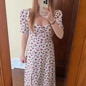 WEWOREWHAT Danielle Bernstein Floral Sweetheart Dress